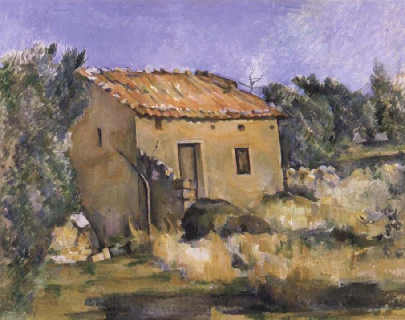 Paul Cezanne Abandoned House near Aix-en-Provence Germany oil painting art
